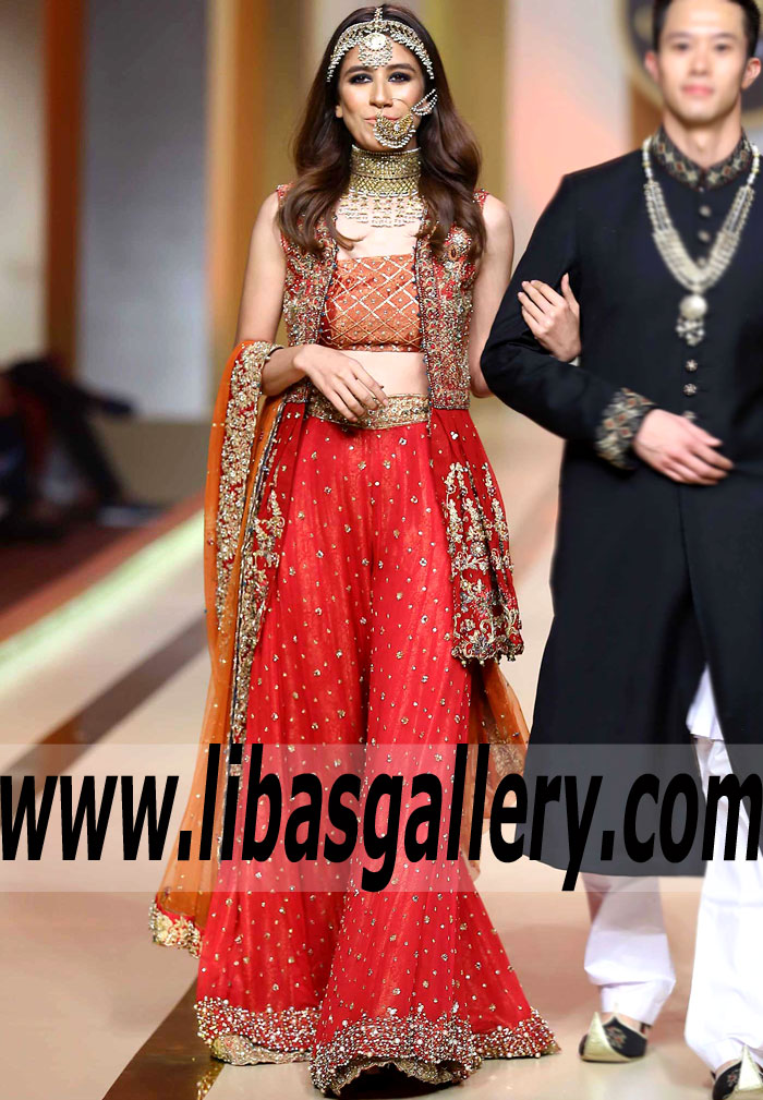 Buy Umsha by Uzma Babar Wedding Day Bridal Sharara Dresses | Wedding Day Dresses Online At libasgallery Ajman UAE Buy Umsha by Uzma Babar Wedding Day Bridal Sharara Dresses | Wedding Day Dresses Online At libasgallery Ajman UAE