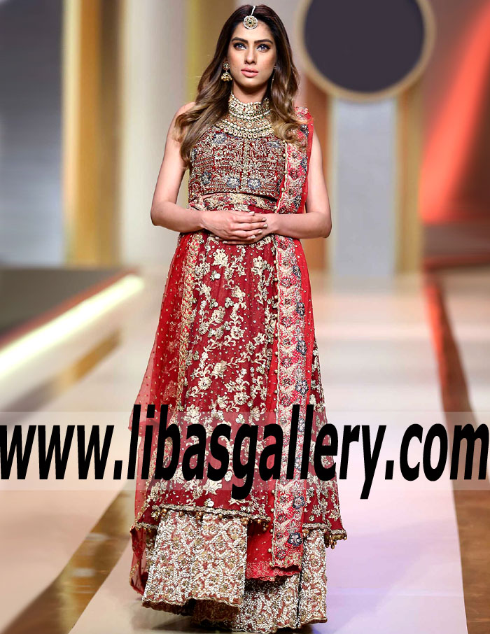Shop Online from The Umsha by Uzma Babar Bridal Clothing - August 14 - 2017 by libasgallery.com - Doha Qatar Shop Online from The Umsha by Uzma Babar Bridal Clothing - August 14 - 2017 by libasgallery.com - Doha Qatar