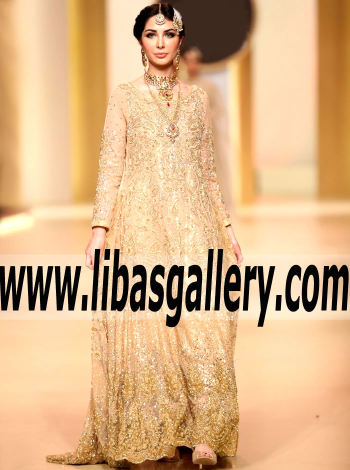 Glamorous Anarkali Gown Dresses Dubai UAE Bridal Anarkali Suits - Rizwan Ahmed QHBCW 2017/2018 Bridal Dresses Glamorous Anarkali Gown Dresses Dubai UAE Bridal Anarkali Suits - Rizwan Ahmed QHBCW 2017/2018 Bridal Dresses