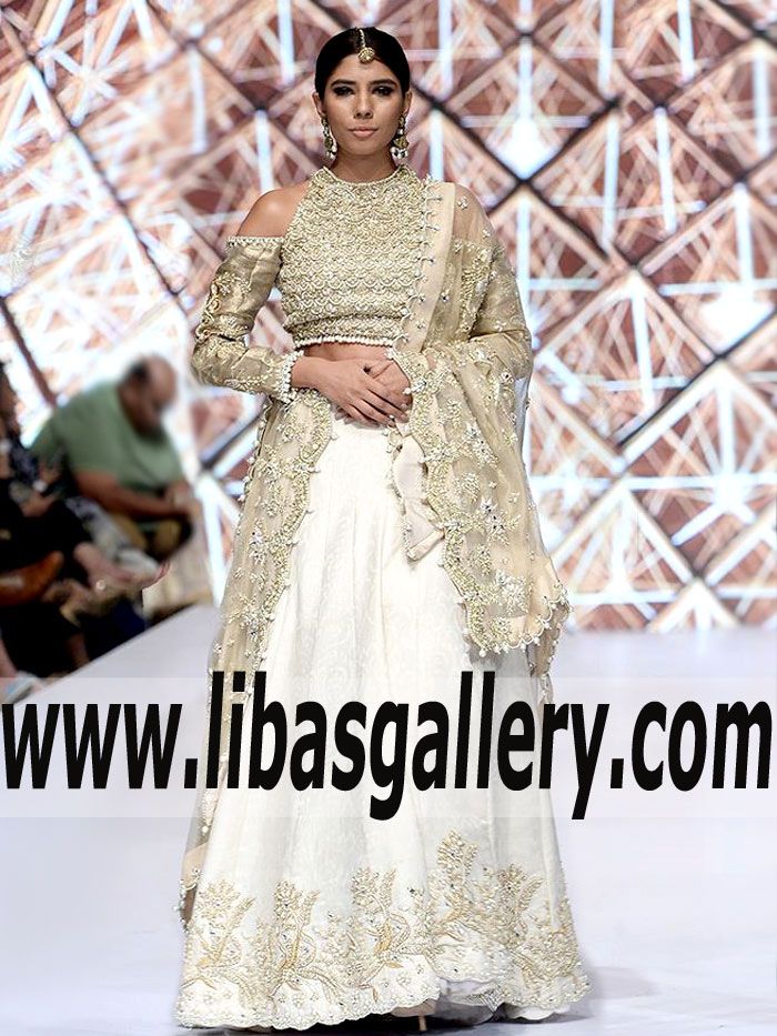Indian Pakistani Designer bridal Wear Melbourne Australia Deepak Perwani Latest Designs & Styles with Cold Shoulder Indian Pakistani Designer bridal Wear Melbourne Australia Deepak Perwani Latest Designs & Styles with Cold Shoulder