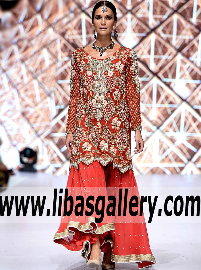Latest Sharara Style with Short Shirt Pakistan Special Occasion Dresses Indian Pakistani Women 2017-18 Paris France Latest Sharara Style with Short Shirt Pakistan Special Occasion Dresses Indian Pakistani Women 2017-18 Paris France