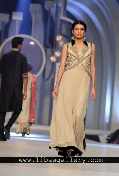 Asian Party Wears for Special Occasions 2013 by Asifa & Nabeel at Bridal Couture Week 2013 Buy Online in Arlington Virginia USA