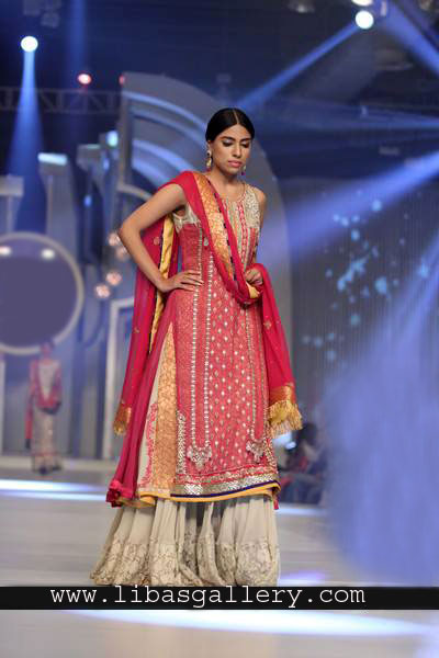 Designer Wear Special Occasion Dresses, Women`s Outfits for Engagement 2013 Collection by Designer ASIFA & NABEEL at Bridal Couture Week 2013