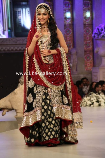 Black Designer Bridal Dress Lehenga Dauphin Manitoba,Latest Indian Bridal Designs Leduc Bridal Wear