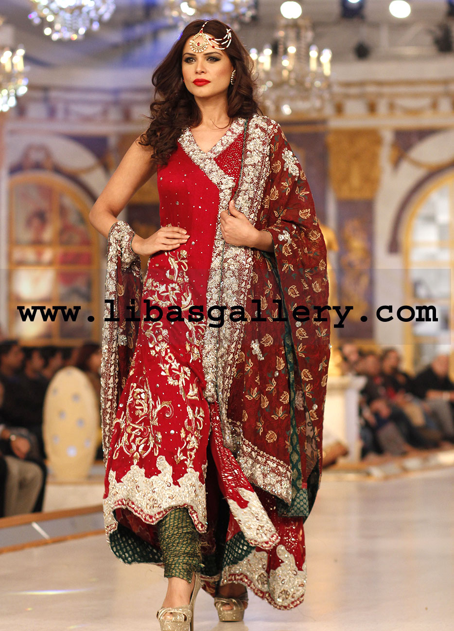 Ayesha Somaya Bridal Angrakha Dresses,Pantene Bridal Couture Week 2014 Bridal gowns Party Wear Casual wear jumsuits sarees lacha gharara lehnga kameez shalwar Long Shirts short shirts Tops collection