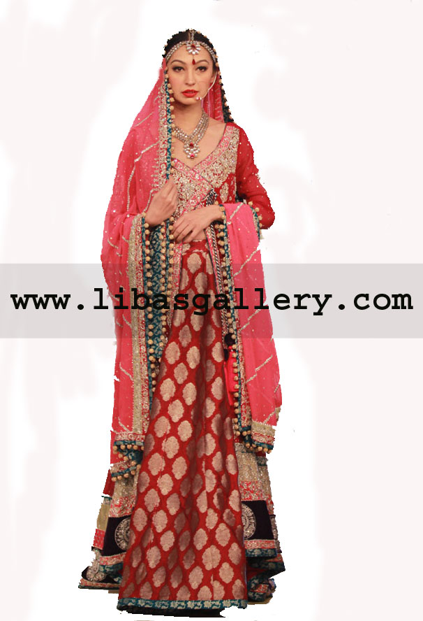 Zainab Chottani Outstanding quality Bridal Dresses,Highly recommended fashion Bridal wears At Pantene Bridal Couture Week 2014 buy online in Bergen, Drammen, Trondheim, Kristiansand, and Oslo Norway