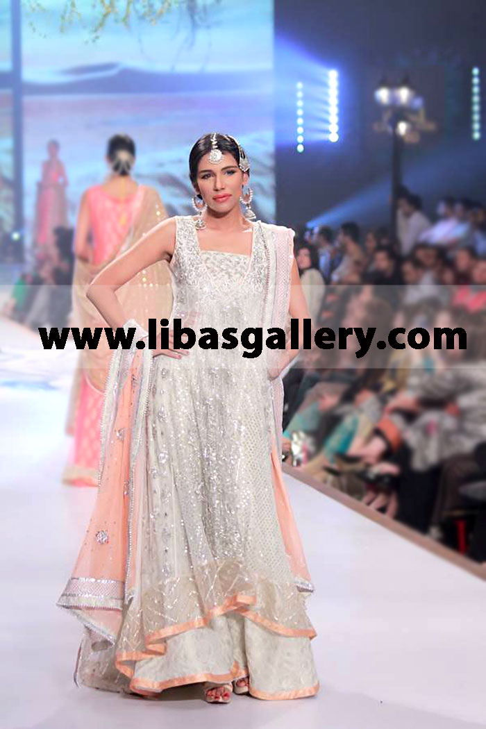 Zainab Chottani latest fashion trends for 2014 Anarkali Dresses forecast at Pantene Bridal Couture Week 2014 in Warminster PA, Zainab Chottani Anarkali Churidar Online in Virginia VA