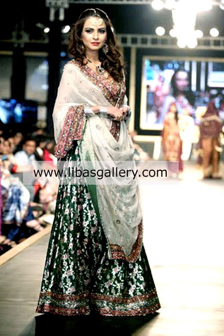 Buy Online FAHAD HUSSAYN Pakistani Engagement, mangni,Shadi Dresses At Bridal Couture week in City of Preston, Lancashire UK Selling Bridal Dresses