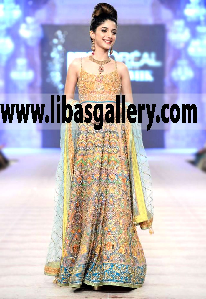 Designer Nomi Ansari Anarkali for Women | Tailor Made Anarkali Suits | Indo Western Anarkali Suits | Nomi Ansari Wedding Anarkali Collection | Latest Pakistani Designer Nomi Ansari Anarkali | Custom Made Anarkali for Brides and Anarkali for Kids