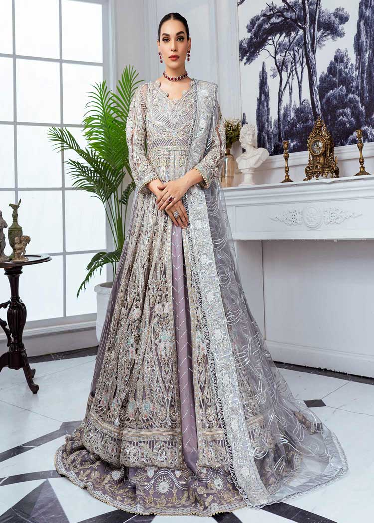 heavy embroidered wedding gown in organza with net embroidered dupatta custom stitching facility on women body sizes fast shipping worldwide sharjah abu dhabi dubai uae