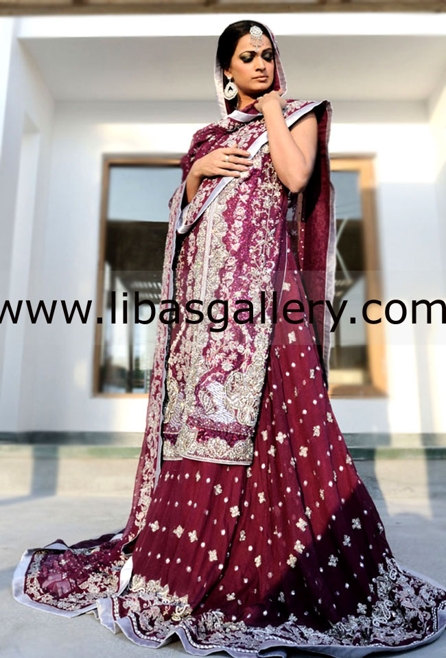 ZAINAB CHOTTANI_Designer Bridal Dresses Wedding Lehenga Gharara Sharara Bridal Couture Week 2013 - 2014 PFDC LOreal Paris Fashion Week Karachi 2013 - 2014 Shop Them Online in UK, USA, Canada and Australia