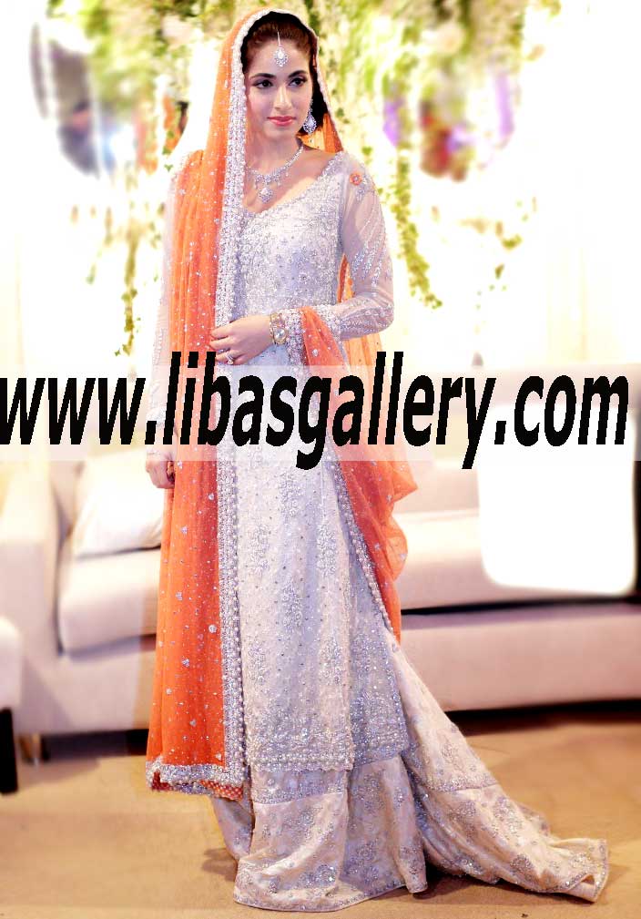 Splendorous Designer Bunto Kazmi Formal Dress for Wedding and Special Occasions shirt lehenga dupatta hand embellished uk usa canada Splendorous Designer Bunto Kazmi Formal Dress for Wedding and Special Occasions shirt lehenga dupatta hand embellished uk usa canada