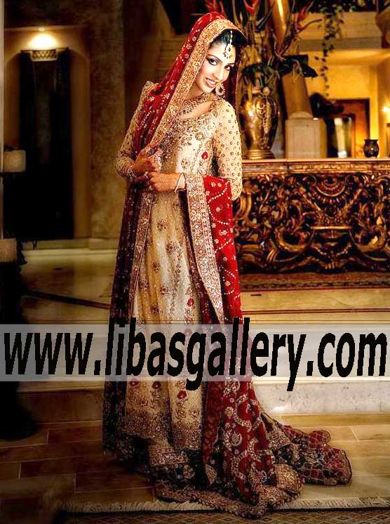 Bunto Kazmi Wedding Dresses Pakistani Bridal Dresses UK USA Canada Lehenga Sharara Gharara