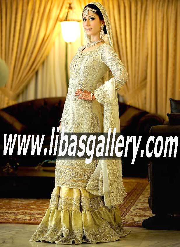 Nomi Ansari Wedding Dresses Wedding Dresses Pakistan Wedding Lehenga Gharara New Jersey NJ USA Traditional Bridal Dresses