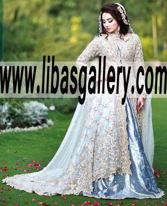 Latest Pakistani Wedding Gowns for nikah and walima bride front open and close both styles possible hand embellished uk usa canada Latest Pakistani Wedding Gowns for nikah and walima bride front open and close both styles possible hand embellished uk usa canada