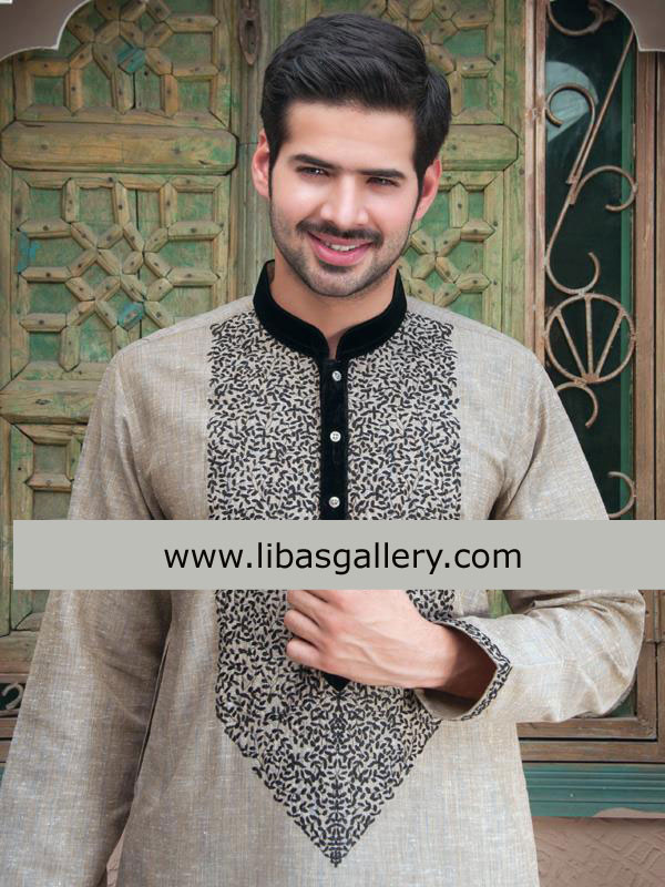 Stylish Embroidered Men Kurta Shalwar For Eid 2013,Eid 2013 Kurta Shalwar Fair Price Shop UK,USa,Canada