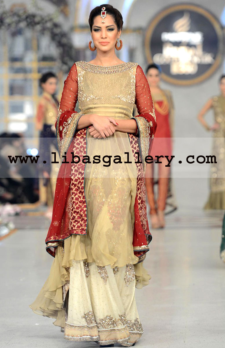 Asifa & Nabeel Ghagra Choli Shopping, buy Asifa & Nabeel bridal ghagra choli online with beautiful designs collection at best prices from Pakistan to worldwide