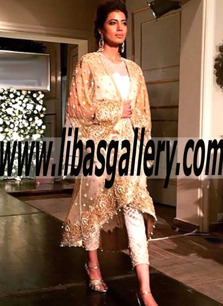 Buy Gorgeous party dresses online | Designer Faraz Manan party wear suits online