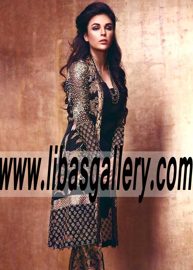 Pakistani Designer Outfits Farah & Fatima Leicester UK Pakistani Formal Dresses for Evening And Social Events