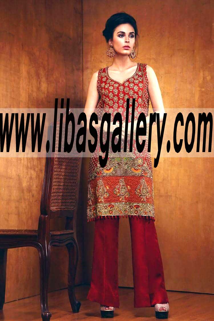 Latest Pakistani Designer Party Dresses Party Wear Designs Austin Texas TX US Farah & Fatima Designer Party Dresses