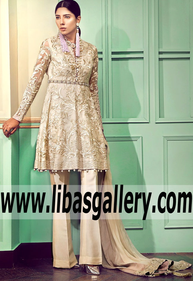 peplum dress pakistani 2018