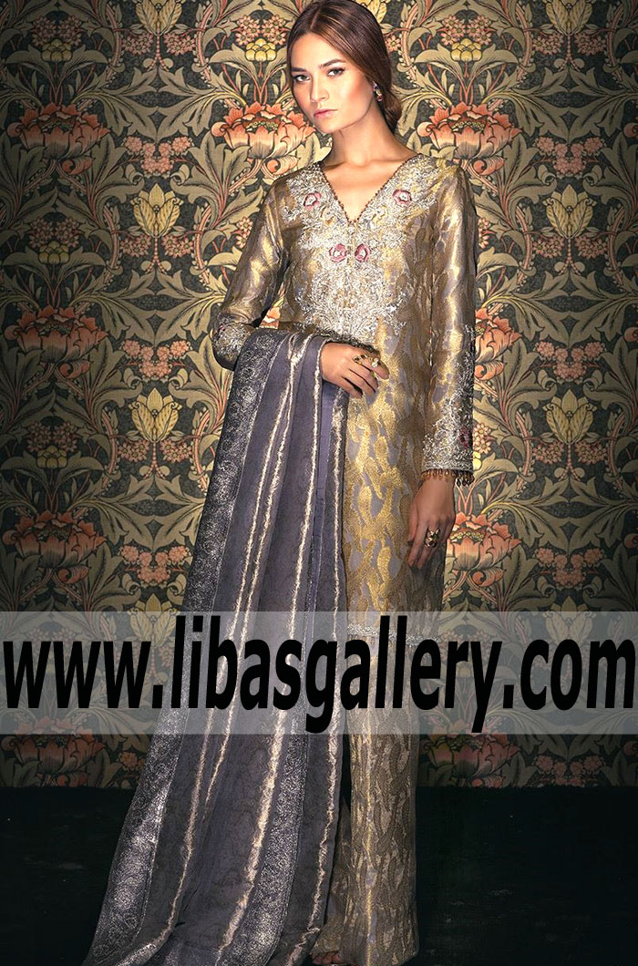 Pakistani Party Dresses Baltimore Maryland USA Tena Durrani IRTIQA Collection Pakistani Party Dresses Baltimore Maryland USA Tena Durrani IRTIQA Collection
