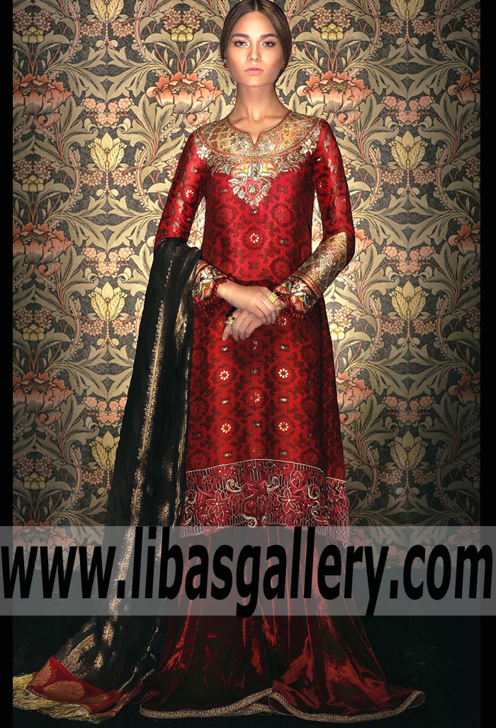 Pakistani Party Wear Paramus New Jersey NJ USA Tena Durrani Party Wear Gharara Suits Pakistani Party Wear Paramus New Jersey NJ USA Tena Durrani Party Wear Gharara Suits