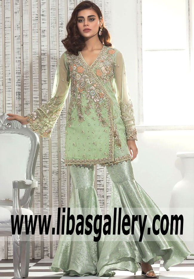 Annus Abrar Angarkha Dress 2018 New York, Los Angeles, Miami, Houston, Chicago