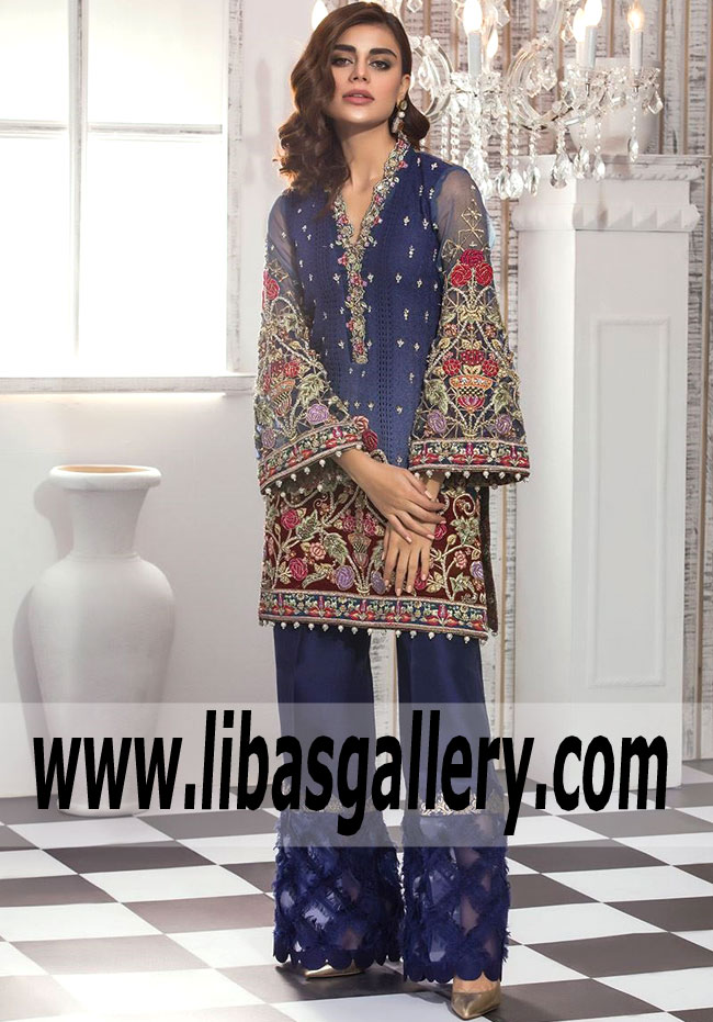 sapphire party wear dresses