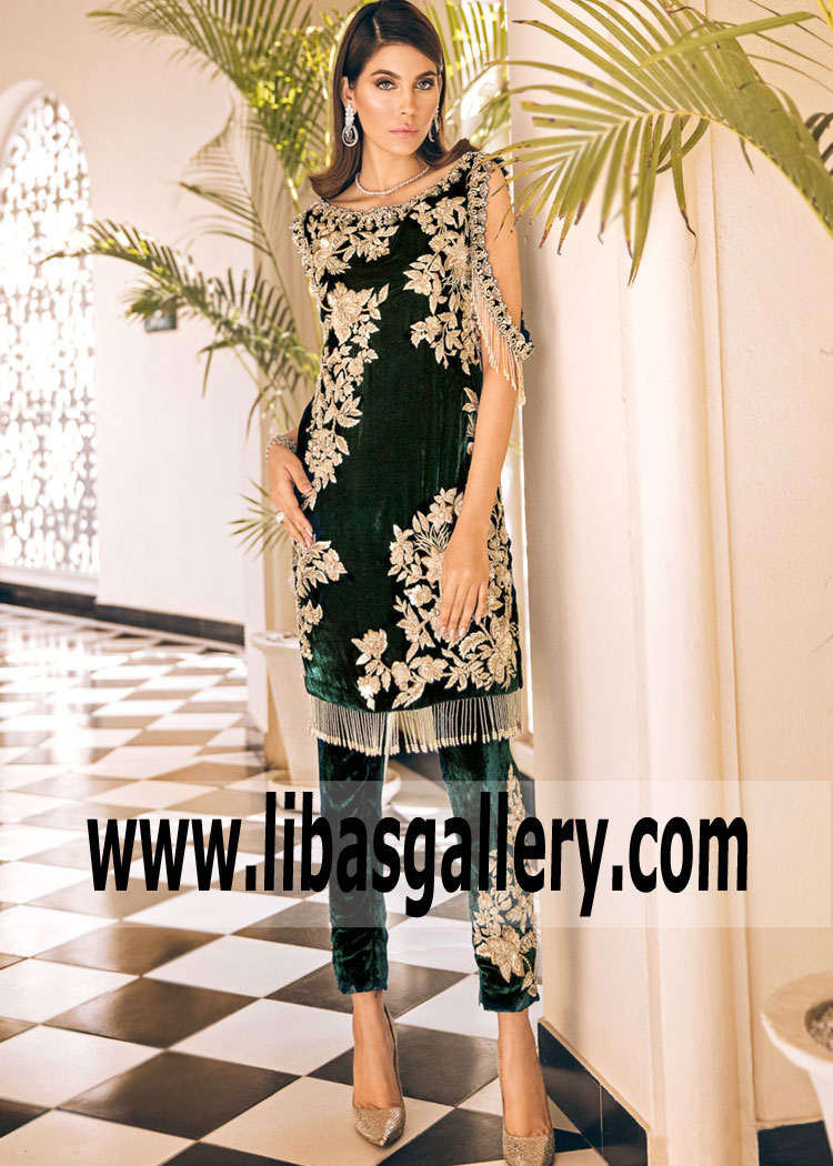 velvet designer dresses