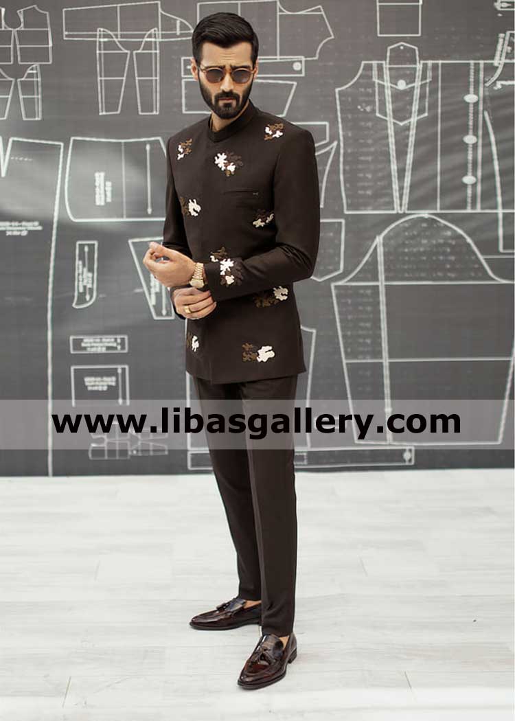 200 new ideas of designer wedding prince coat suit with 2 color thread embroidery on front cuff best for barat nikah day hong kong taiwan usa