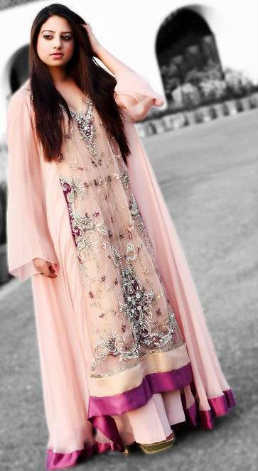 pink party wear dresses