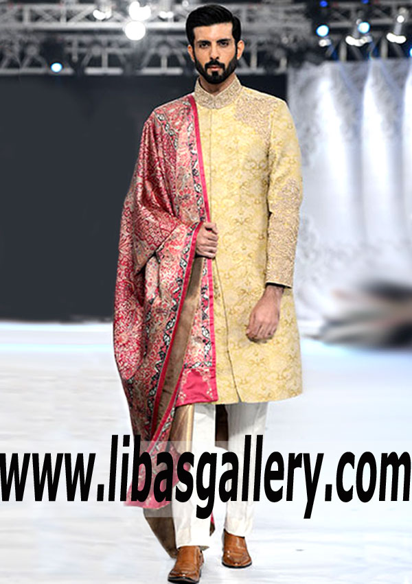 bandhgala jamawar embellished wedding sherwani groom kora dabka thread shop online Oakland California USA bandhgala jamawar embellished wedding sherwani groom kora dabka thread shop online Oakland California USA