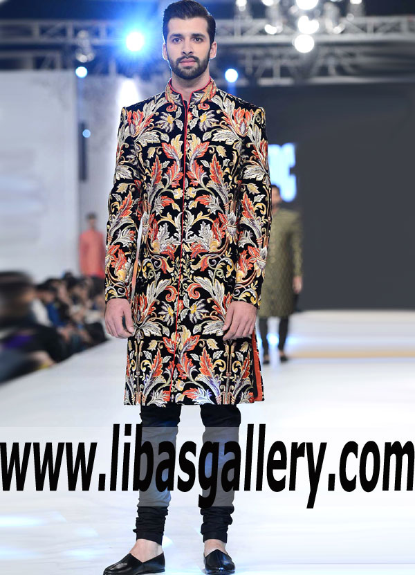 Fabulous Designer Menswear Sherwani For Wedding Or Reception