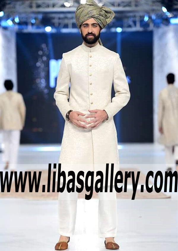 Off White rich quality jamawar pakistani Sherwani Suit for Complete men groom nikah barat day order jamawar pretied Turban france germany spain qatar Off White rich quality jamawar pakistani Sherwani Suit for Complete men groom nikah barat day order jamawar pretied Turban france germany spain qatar