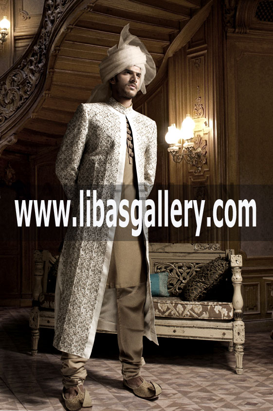 front open heavy embroidered wedding sherwani suit enjoy nikah barat day in achkan uk usa france front open heavy embroidered wedding sherwani suit enjoy nikah barat day in achkan uk usa france