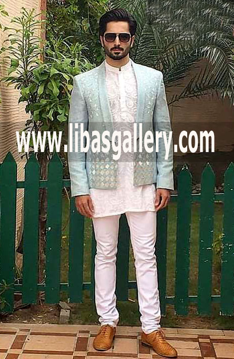 light shade Groom embroidered jacket 2018 with embroidered kurta and pajama best for occasion party function Wedding Huntsville Athens USA light shade Groom embroidered jacket 2018 with embroidered kurta and pajama best for occasion party function Wedding Huntsville Athens USA