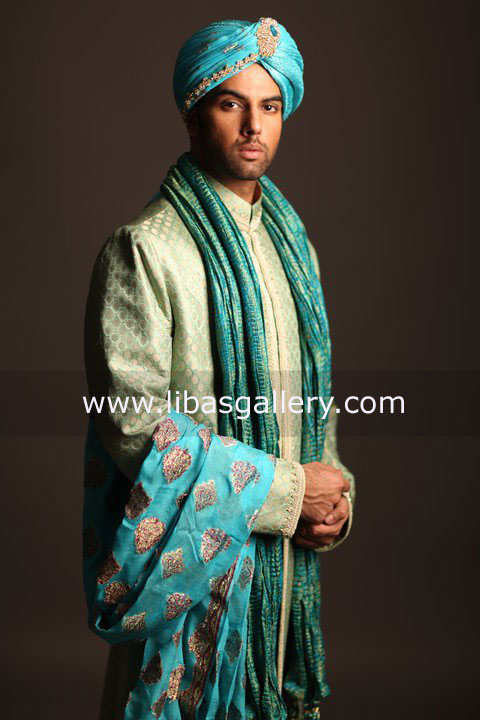 Groom Royal Sherwani for Wedding custom made Deepak perwani Noblesville Indiana Virginia USA