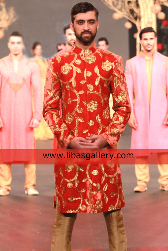 HSY Wedding Sherwani Outfits, Mens Designer HSY Sherwani with Turban, HSY Designer kurtas for men, HSY wedding sherwani price, HSY Sherwani Online clothing Shopping in Los Angeles, Yuba City, San Jose, San Francisco