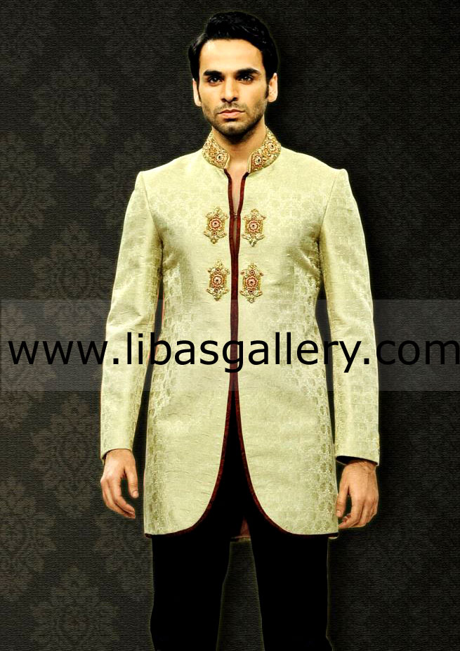 indo western style apple green embellished groom sherwani for nikah barat setup your precious wedding date UK USA Canada indo western style apple green embellished groom sherwani for nikah barat setup your precious wedding date UK USA Canada