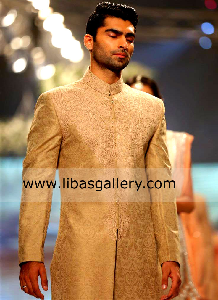 Designer Zainab Chottani Sherwani for Men | Zainab Chottani Tailor Made Sherwani Suits | Zainab Chottani Indo Western Sherwani Suits | Zainab Chottani Wedding Sherwani Collection | Latest Pakistani Designer Sherwanis | Custom Made Sherwani for Groom and S