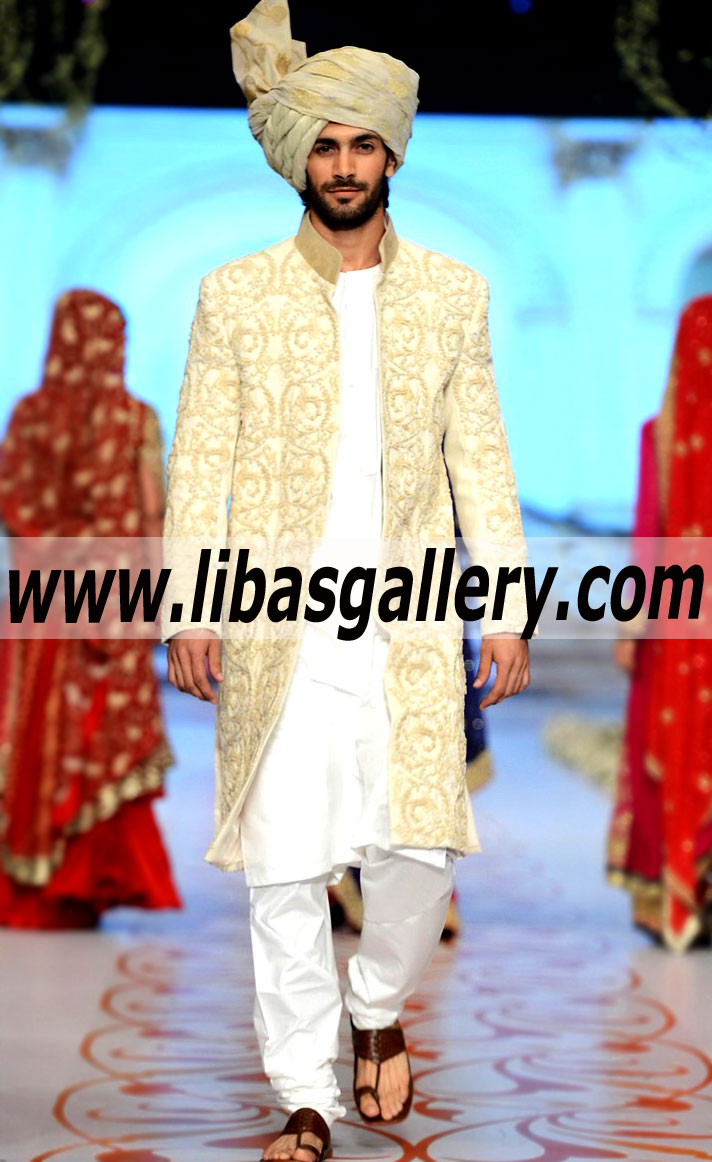 Naushemian By Nauman Arfeen Designer Bespoke Sherwani for Men | Tailor Made Sherwani Suits | Indo Western Sherwani Suits | Nauman Arfeen Wedding Sherwani Collection | Latest Pakistani Designer Sherwanis | Custom Made Sherwani for Groom and Shewani for Kid