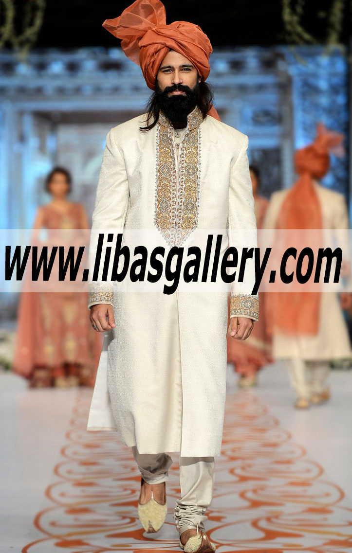 Shop Online Latest Designer Naushemian By Nauman Arfeen Wedding Sherwani Suits, Naushemian By Nauman Arfeen Bespoke Sherwani Tailor Made Shalwar Kameez For Men Made To Measure Kurta Salwar Suits For Men