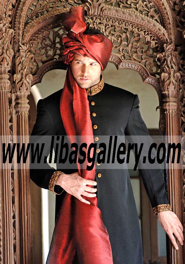 Buy Now Amir Adnan Grooms and Groomsmen Pakistani Weddings Sherwani Grooms Waist coat collection, Mehndi Outfits, Groom Wedding Outfits Los Angeles California