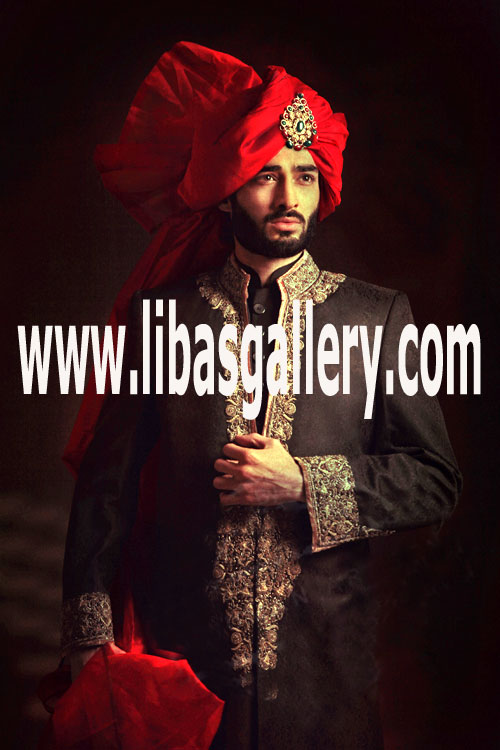relevant sherwani store offering best price for mehndi and nikah sherwani plain embellished and embroidered custom made UK USA Canada