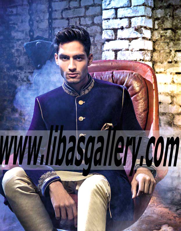 Wedding sherwani Collection latest styles for Groom Dulha for Nikah Barat day Harrods Birmingham UK