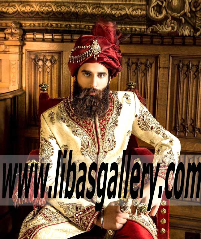Royal Prince Sherwani 2016 2017 with Turban and King Shoes Complete Royal Feeling and look for Wedding Day Toronto Canada Royal Prince Sherwani 2016 2017 with Turban and King Shoes Complete Royal Feeling and look for Wedding Day Toronto Canada