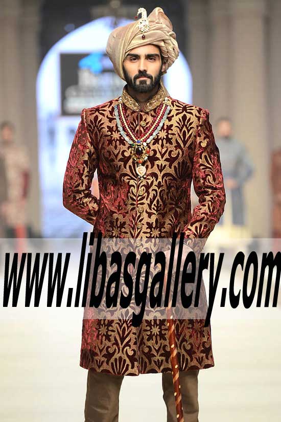 sherwani for dulha brother