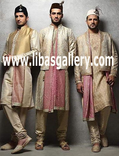 3 models 3 man 3 groom 3 dulha in sherwani suits Complete sherwani set for Groom Dulha Nosha Oman,Nuscat,Bahrain,Qatar 3 models 3 man 3 groom 3 dulha in sherwani suits Complete sherwani set for Groom Dulha Nosha Oman,Nuscat,Bahrain,Qatar