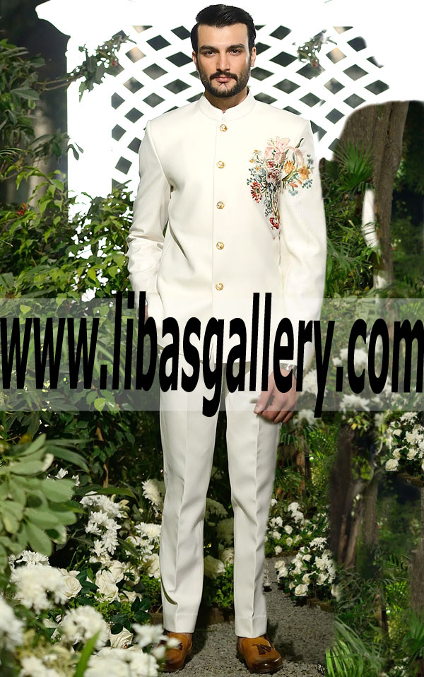 Pakistani Prince coat for Groom Nikah Barat Mehndi day visit and order white prince jacket UK USA Canada Pakistani Prince coat for Groom Nikah Barat Mehndi day visit and order white prince jacket UK USA Canada